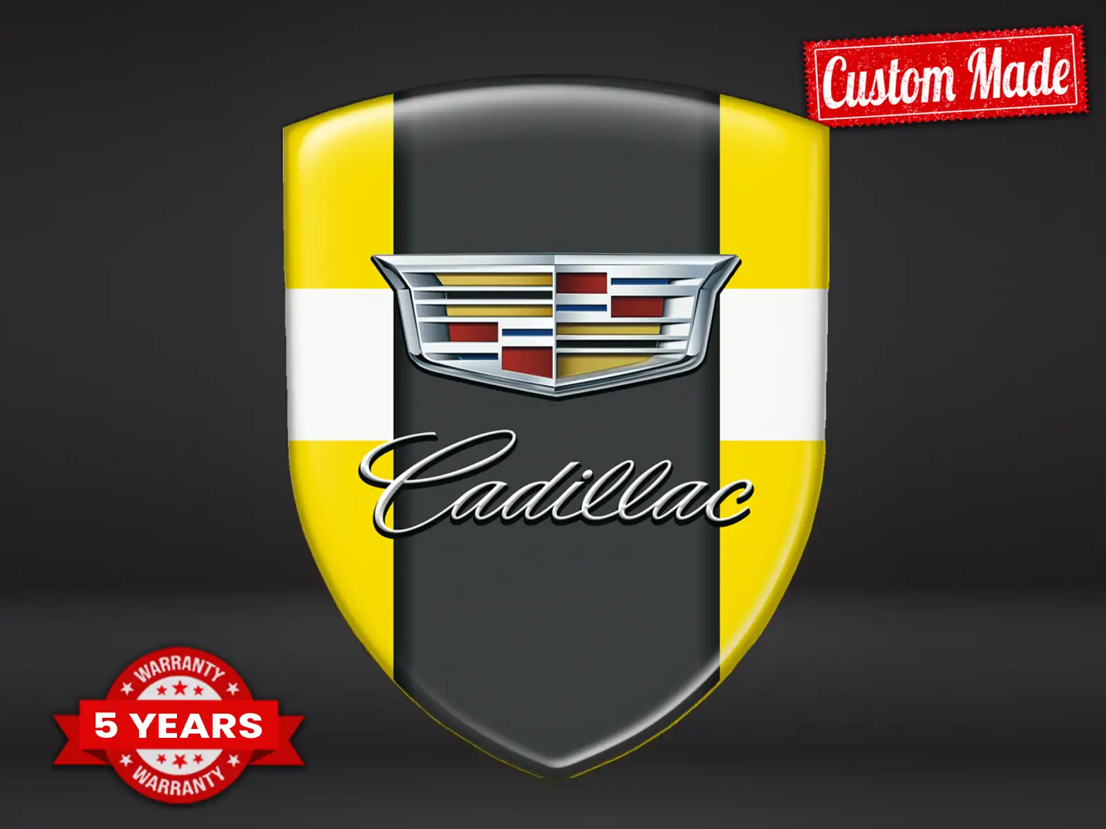 Cadillac Heckscheibenaufkleber Stern Premium Universal Auto